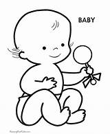 Baby Printable Coloring Pages Everfreecoloring sketch template