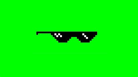 Meme Pixel Glasses Green Screen Youtube