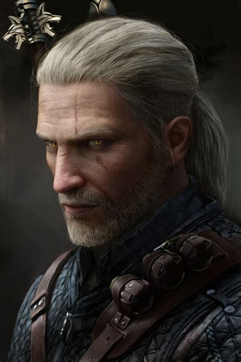 geralt  rivia portrait  astor alexander