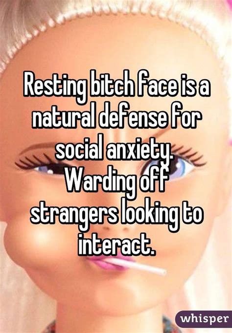 When Resting Bitch Face Is Actually Just Another Word For Social Anxiety
