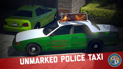 unmarked police taxi add  extras gta modscom