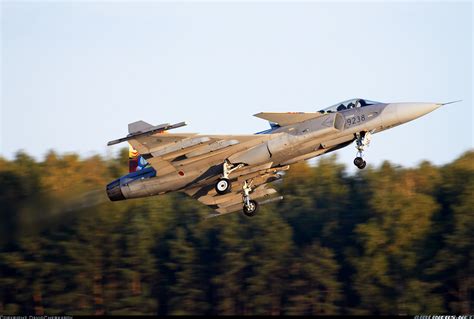 saab jas  gripen czech republic air force aviation photo  airlinersnet