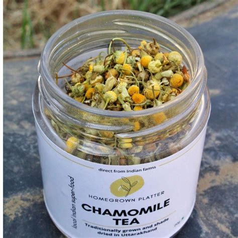 chamomile tea shade dried chamomile flowers  uttarakhand