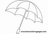 Umbrella Coloring Rainbow Pages Colouring Book Printable Print Getcolorings Color sketch template