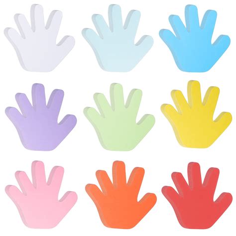 buy  pieces hand cutouts paper hand shape cut outs assorted color