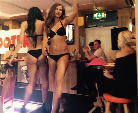 Bikini Babes Strip Off For Sexy Catwalk Show At Uk S Only Hooters