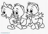 Coloring Duck Pages Donald Disney Cartoon Baby Cute Characters Daisy Printable Girls Girl Drawing Ducks Kids Print Cartoons Line Color sketch template