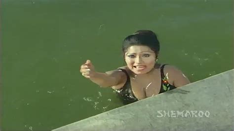 Bindu Big Cleavage In Swimsuit Ganga Ki Saugandh