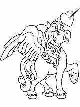 Pegasus Unicorns sketch template