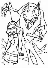 Scooby Doo Coloring Pages Daphne Monster Champion Vector Ghosts Print Getdrawings Getcolorings Christmas Color Printable Parentune sketch template