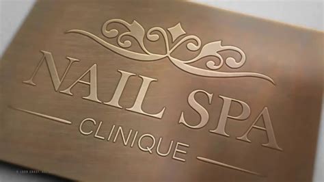 nail spa logo design  case study nail spa clinique youtube
