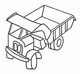 Coloring Dumper Pages Truck Transportation Color Printable Trucks Coloringcrew Kids sketch template