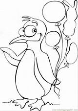 Penguin Coloring Pages Ice Age Printable Color Kids Print Cartoons Tags Sheet sketch template