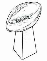 Trophy Bowl Super Coloring Pages Superbowl Drawing Color Getdrawings Paintingvalley Getcolorings sketch template