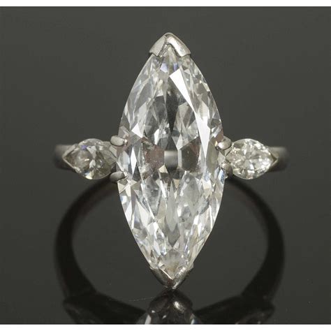 ct marquise diamond platinum ring witherells auction house