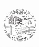 Coloring Kentucky Pages Quarter Derby State Printables May Usa Printable Quarters Sheets States Print Ky Go Getdrawings Drawing sketch template