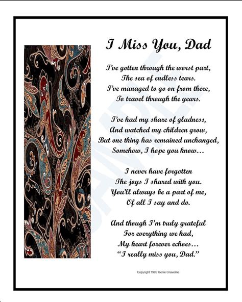 dad instant  memorial poem loss   etsy