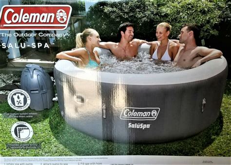 New Coleman 77 X 28 Saluspa Inflatable Hot Tub 4 6