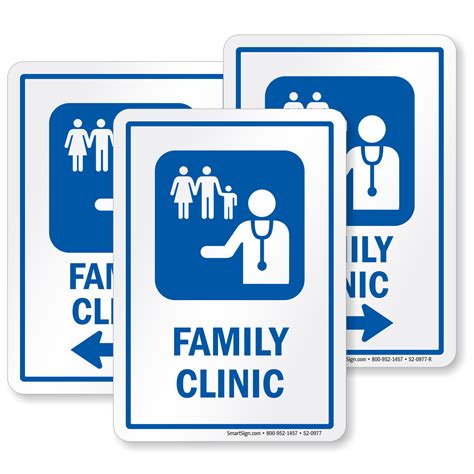 family clinic hospital sign family health care symbol sku