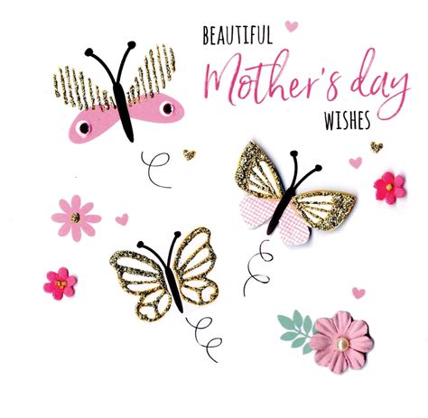 mothers day card beautiful butterflies cards