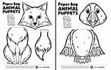 Bag Paper Puppets Animal Canadian Animals Crafts Bags Puppet Fox Printable Kids Pdf Cbc Parents Play Ca Finger Patterns Open sketch template