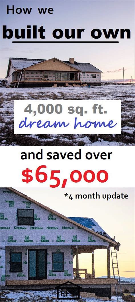 built    square foot dream home  saved      month update