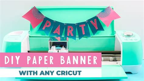 cricut banner  minutes project idea  beginners