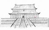 Forbidden City China Sketch Beijing Drawing Clarke Steve Mixed Drawings Wall Paintingvalley 24th Uploaded February Which sketch template