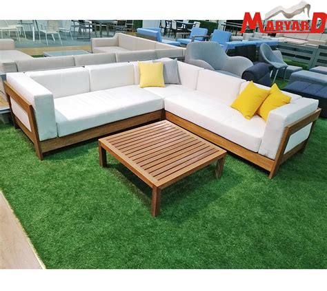 china cheap outdoor garden patio furniture wooden sofa set