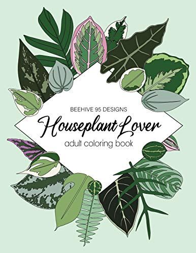 houseplant coloring book  unique coloring pages pricepulse