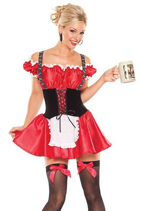 red german beer girl apron costume weibliche kostüme