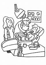 Coloring Pages Dental sketch template