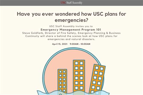 emergency management program  usc staff assembly
