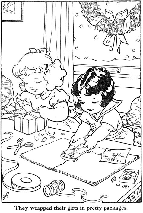 fun  home christmas coloring pages vintage coloring books