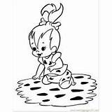 Coloring Pages Pebbles Bambam Cartoons Clifford Wall sketch template
