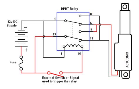 relays  control linear actuators actuonix