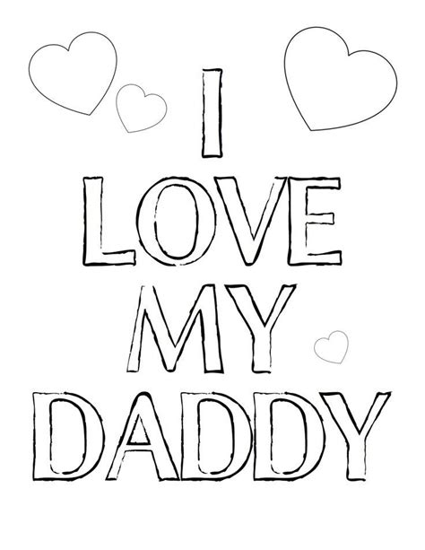 love  daddy coloring fathers day printable emoji coloring pages