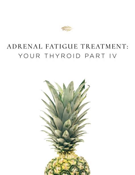 Adrenal Fatigue Treatment Plan