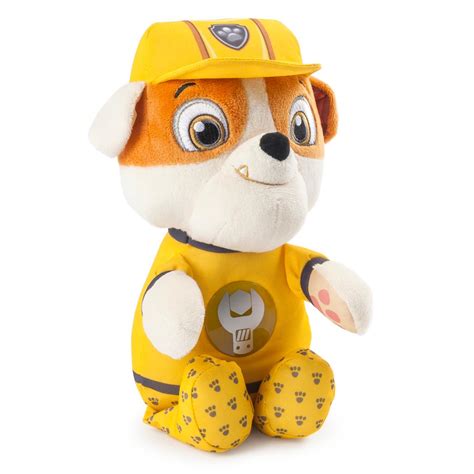 spin master paw patrol snuggle  pup rubble
