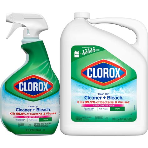 clorox clean   purpose cleaner  bleach original  oz spray