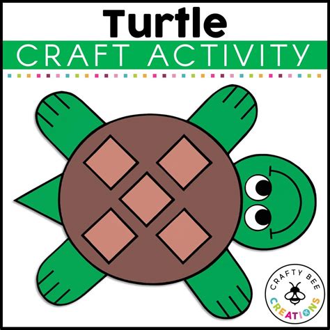 turtle craft activity crafty bee creations