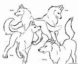 Wolf Coloring Pages Pack Printable Wolves Anime Kids Drawing Print Howling Realistic Family Team Winged Moon Color Cute Sprite Baby sketch template