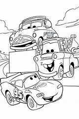 Coloring Pages Cars Mater Printable Tow Mcqueen Print Kids Lightning Color Disney Getcolorings Cartoons Boys Coloringtop sketch template