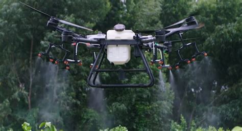 dji  sprays  acres  hour suas news  business  drones