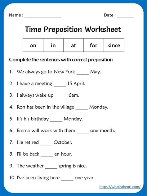 prepositions worksheets  grade  google search preposition