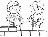 Bob Builder Coloring Pages Printable Brick Handy Manny Colouring Color Kids Clipart Wendy Sheets Diligent Builders Getcolorings Library House Wall sketch template