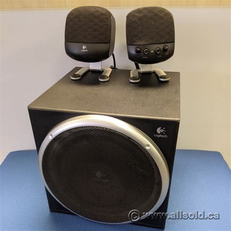 logitech   speaker system   speakers subwoofer allsoldca buy sell  office