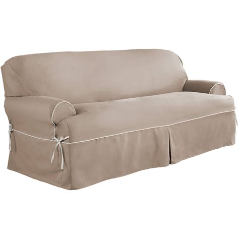relaxed fit duck furniture slipcover sofa  piece  cushion walmartcom