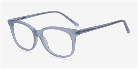 Brittany Cat Eye Clear Blue Glasses For Women Eyebuydirect