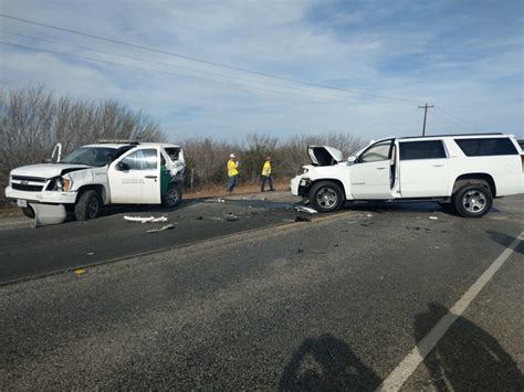 Border Patrol Agent Motorist Injured In Four Vehicle Crash On 359